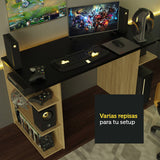 Escritorio Gamer Moderno para PC y Consola