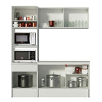 Cocina Integral Topazio 1.80 m con Encimera Blanco