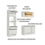 Cocina Integral Diamante 1.80 m con Encimera Blanco