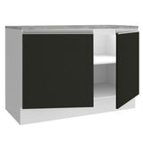 Mueble de Cocina Bajo Glamy 1.20 m 2 Puertas con Encimera