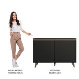 Mueble de Cocina Bajo Reims 1.20 m 2 Puertas con Encimera