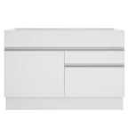 Mueble de Cocina Bajo Glamy 1.20 m 1 Puerta 2 Cajones Blanco