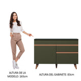 Mueble de Cocina Bajo Reims 1.20 m 2 Puertas 1 Cajón con Encimera