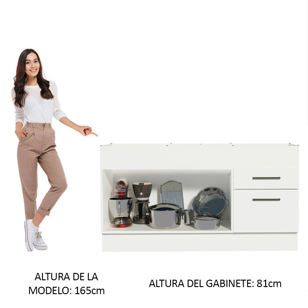 Mueble de Cocina Bajo Agata 1.50 m 2 Puertas 2 Cajones