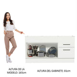 Mueble de Cocina Bajo Agata 1.50 m 2 Puertas 2 Cajones