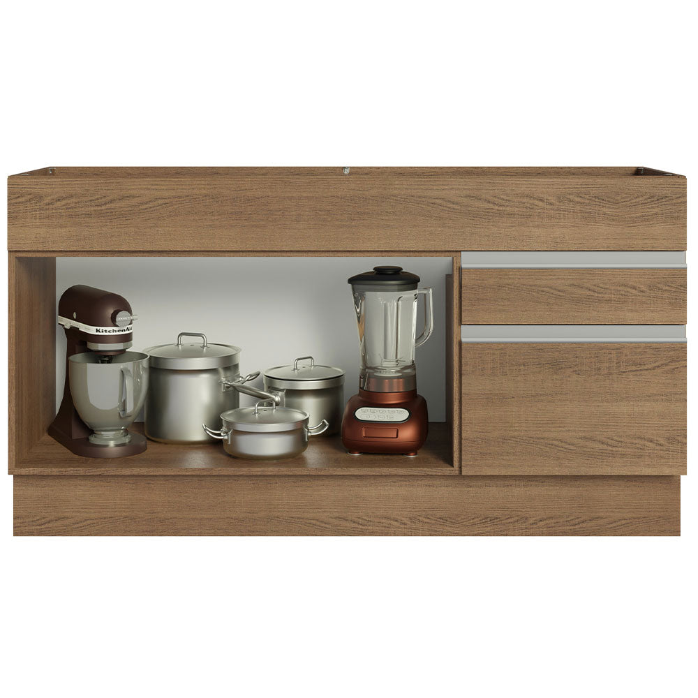 Mueble de Cocina Bajo Glamy 1.50 m 2 Puertas 2 Cajones