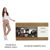 Mueble de Cocina Bajo Agata 1.50 m 2 Puertas 2 Cajones