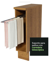 Mueble de Cocina Bajo Portapaños Glamy y Agata 20 cm