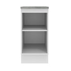 Mueble de Cocina Bajo Agata 40 cm 1 Puerta Blanco/Crema