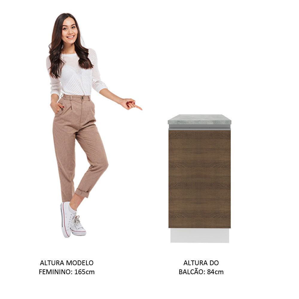Mueble de Cocina Bajo Glamy 40 cm 1 Puerta