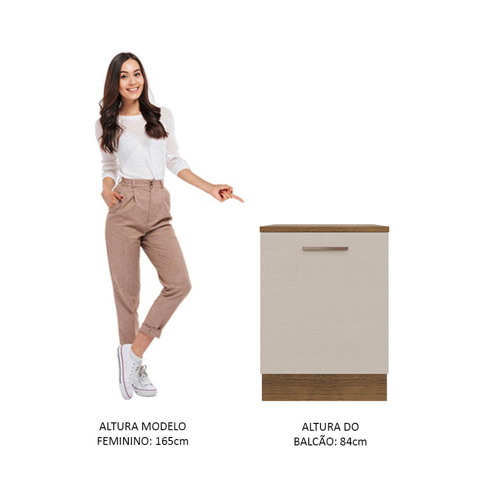 Mueble de Cocina Bajo Agata 60 cm 1 Puerta