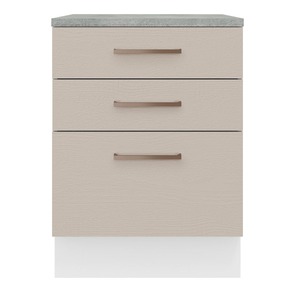 Mueble de Cocina Bajo Agata 60 cm 3 Cajones
