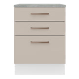 Mueble de Cocina Bajo Agata 60 cm 3 Cajones