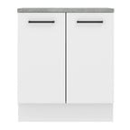 Mueble de Cocina Bajo Agata 70 cm 2 Puertas Blanco
