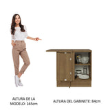 Mueble de Cocina Bajo de Esquina Glamy 1 Puerta