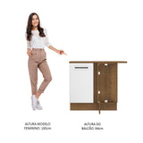 Mueble de Cocina Bajo de Esquina Agata 1 Puerta