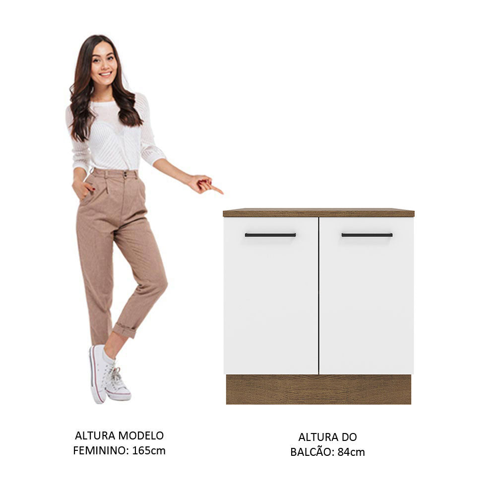Mueble de Cocina Bajo Agata 80 cm 2 Puertas