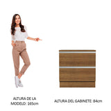 Mueble de Cocina Bajo Glamy 80 cm 2 Cajones