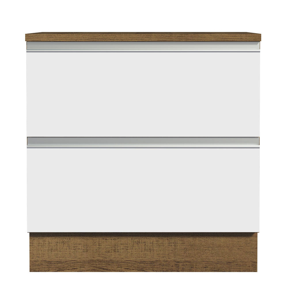 Mueble de Cocina Bajo Glamy 80 cm 2 Cajones