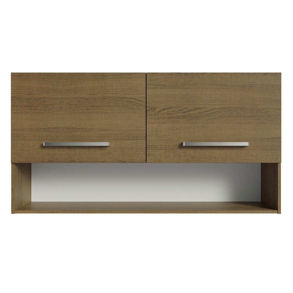 Mueble de Cocina Superior Emilly 1.05 m 2 Puertas 1 Nicho Marrón