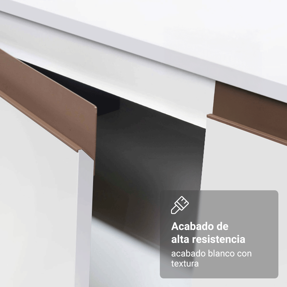 Mueble de Cocina Superior Reims 1.20 Metros 2 Puertas Blanco