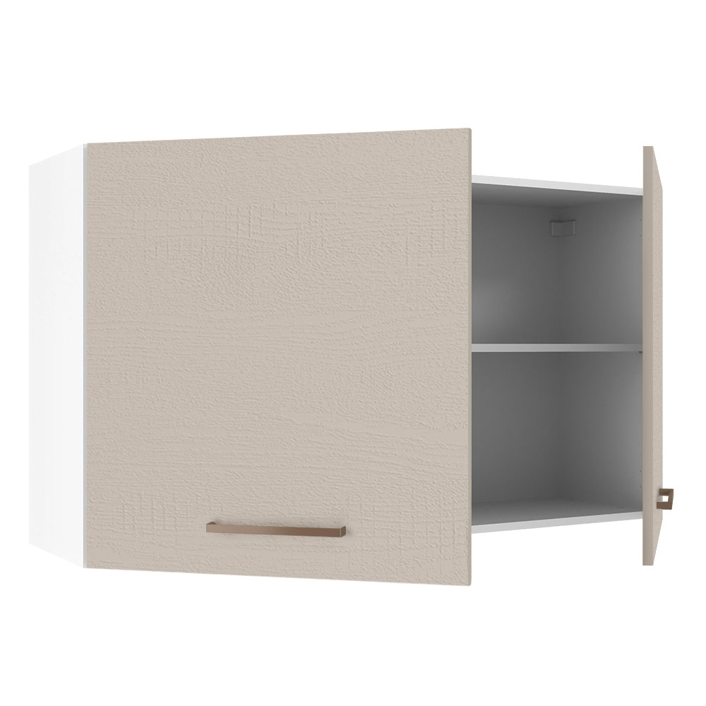 Mueble de Cocina Superior Agata 1.20 Metros 2 Puertas Blanco/Crema