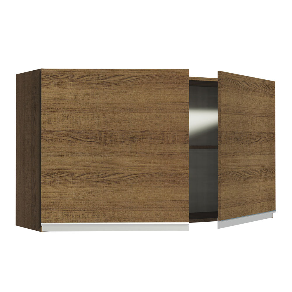 Mueble de Cocina Superior Glamy 1.20 Metros 2 Puertas Marrón