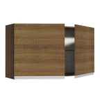 Mueble de Cocina Superior Glamy 1.20 Metros 2 Puertas Marrón