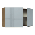 Mueble de Cocina Superior Lux 1.20 Metros 2 Puertas MarrónGris