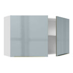 Mueble de Cocina Superior Lux 1.20 Metros 2 Puertas BlancoGris