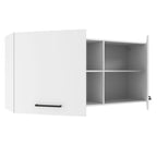 Mueble de Cocina Superior Agata 1.50 m 2 Puertas 2 Nichos Centrales Blanco