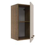 Mueble de Cocina Superior Agata 35 cm 1 Puerta Marrón/Crema