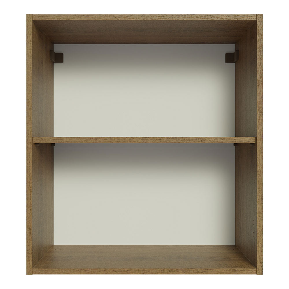 Mueble de Cocina Superior Abierto 2 Nichos 60 cm Marrón