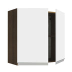 Mueble de Cocina Superior Glamy 70 cm 2 Puertas Marrón/Blanco