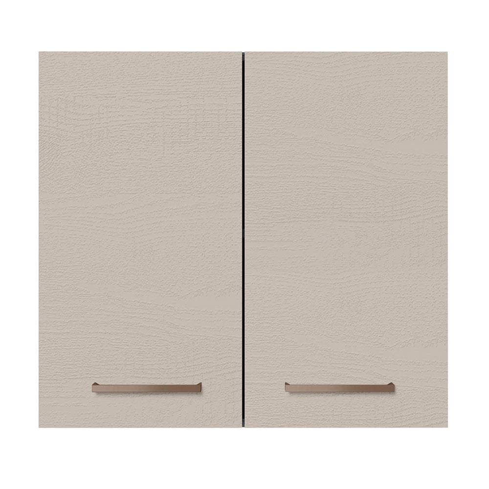 Mueble de Cocina Superior Agata 70 cm 2 Puertas Marrón/Crema