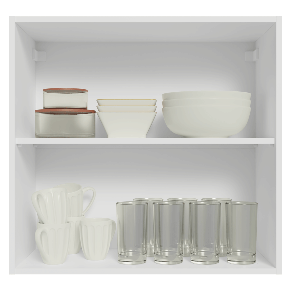 Mueble de Cocina Superior Vik 70 cm 2 Puertas Blanco/Verde