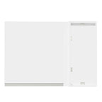 Mueble de Cocina Superior de Esquina Glamy 1 Puerta Blanco