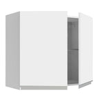 Mueble de Cocina Superior Glamy 80 cm 2 Puertas Blanco