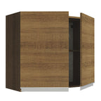 Mueble de Cocina Superior Glamy 80 cm 2 Puertas Marrón