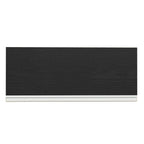 Mueble de Cocina Superior Madesa Glamy 80 cm 1 Puerta Abatible Marrón/Negro