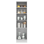 Mueble de Cocina Armario Vertical Agata 3 Puertas Blanco