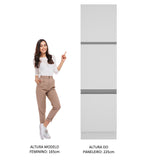 Mueble de Cocina Armario Vertical Glamy 3 Puertas