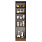 Mueble de Cocina Armario Vertical Agata 3 Puertas Marrón/Blanco