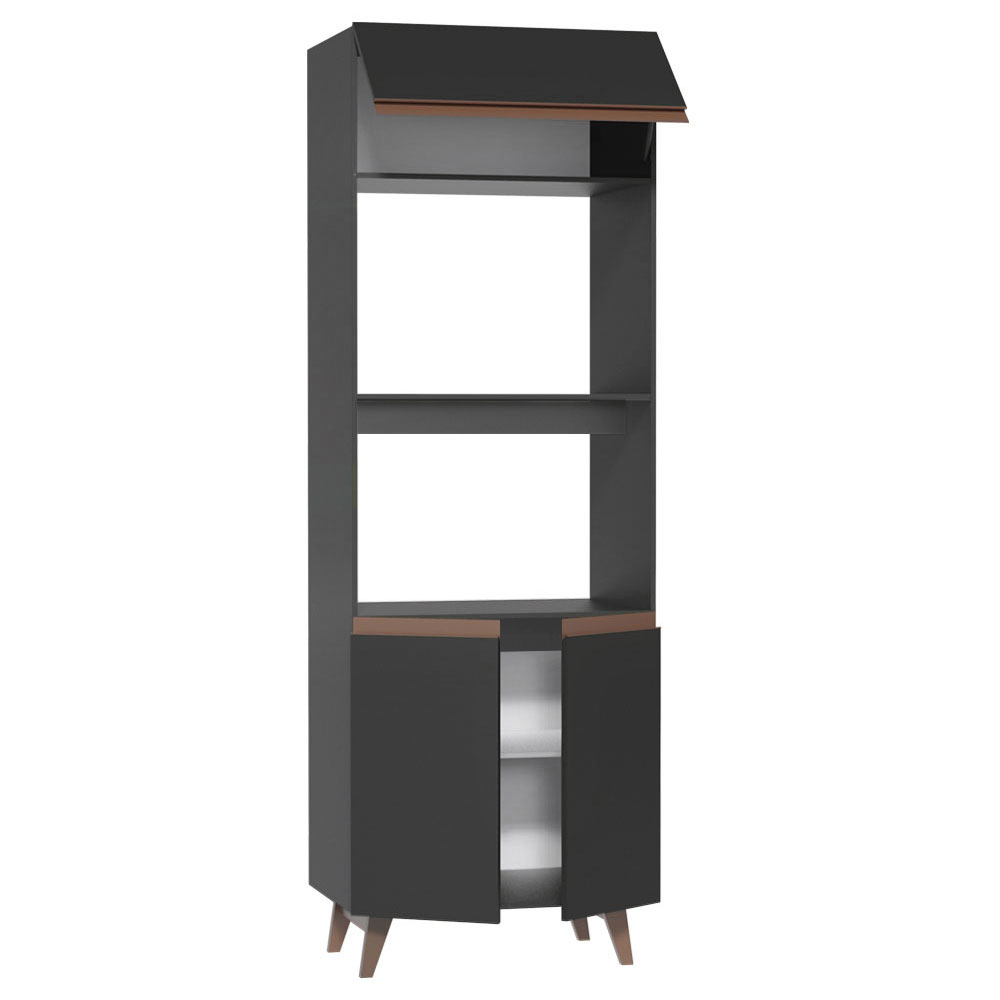 Mueble de Cocina para Hornos Reims 70 cm Negro