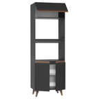 Mueble de Cocina para Hornos Reims 70 cm Negro