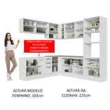 Cocina Integral de Esquina Agata 4.60 m 01