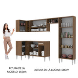 Cocina Integral de Esquina Emilly Sun 3.50 m