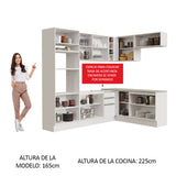 Cocina Integral de Esquina Glamy 4.20 m 01