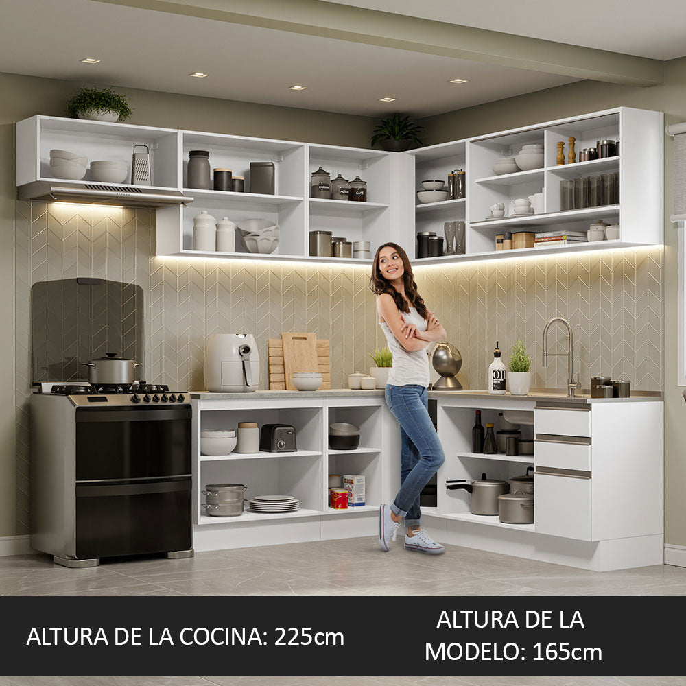 Cocina Integral de Esquina Glamy 4.70 m 01