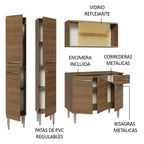Cocina Integral Emilly 1.70 Metros Marrón 09